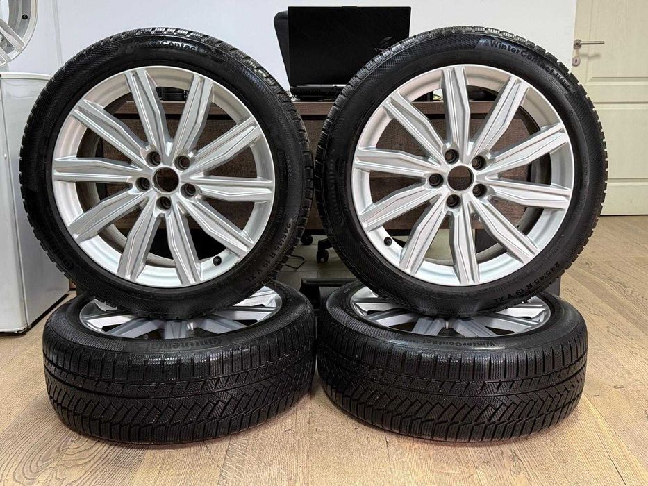 JANTE Audi 19 SET roti complete  Audi A6 A7 A8 Q5 cu anvelope 19 245 45 19 Continental 7mm
