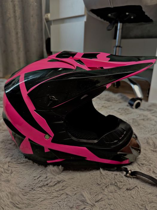 Casca Fox black&pink