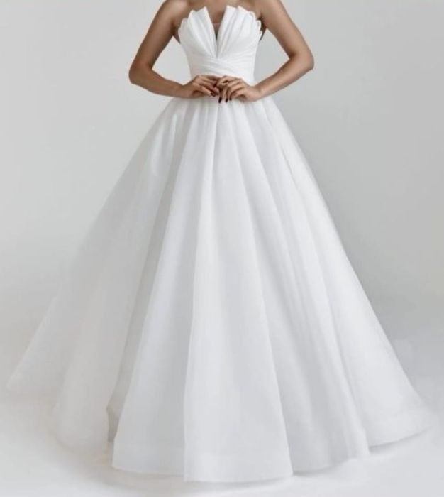 Rochie de mireasa din organza Lorrys