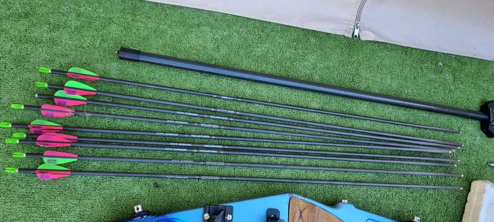 Set arc profesional tir, cu sageti si accesorii