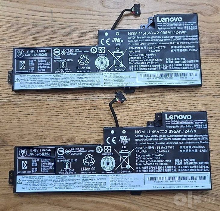 Батарейка/ Аккумулятор для ноутбука Lenovo.