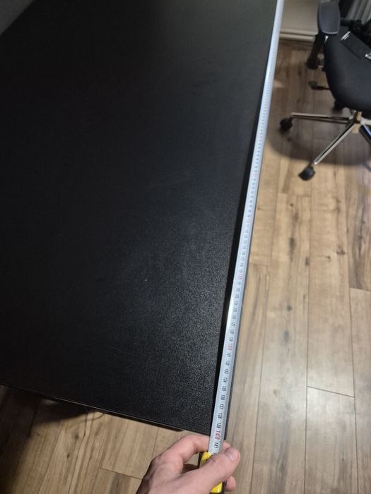 Birou negru reglabil JYSK 70 x 140 cm