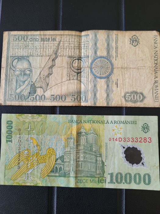 Vând diferite bancnote vechi