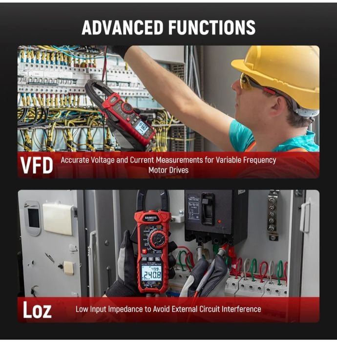 Clampmetru multimetru Kaiweets HT208F digital  Clamp meter