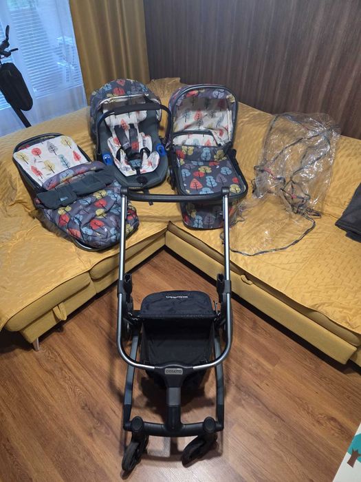 3 в 1 Cosatto Giggle Quad бебешка количка - Hare Wood
