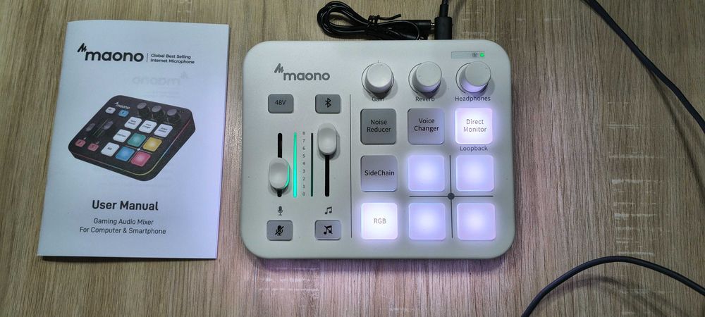 Mixer audio Maonocaster G1 NEO (AMG1 Neo) - streaming/gaming, XLR=