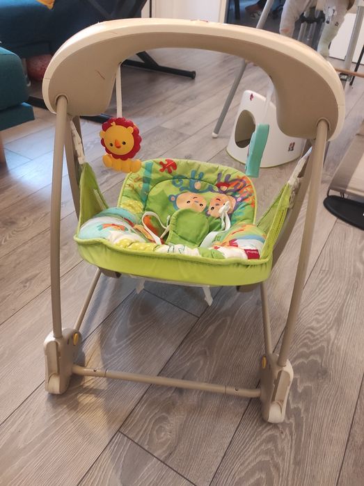 2 в 1 бебешка люлка и шезлонг Fisher price