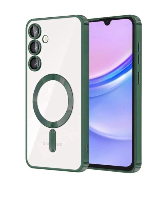 Samsung A15/A16/A35/A55/S24 FE/A56/A36/A37/A57 Husa TPU Magsafe Lucioasa