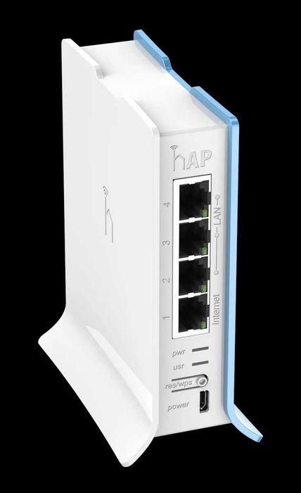 Маршрутизатор 	MikroTik	 hAP lite TC (RB941-2nD-TC)