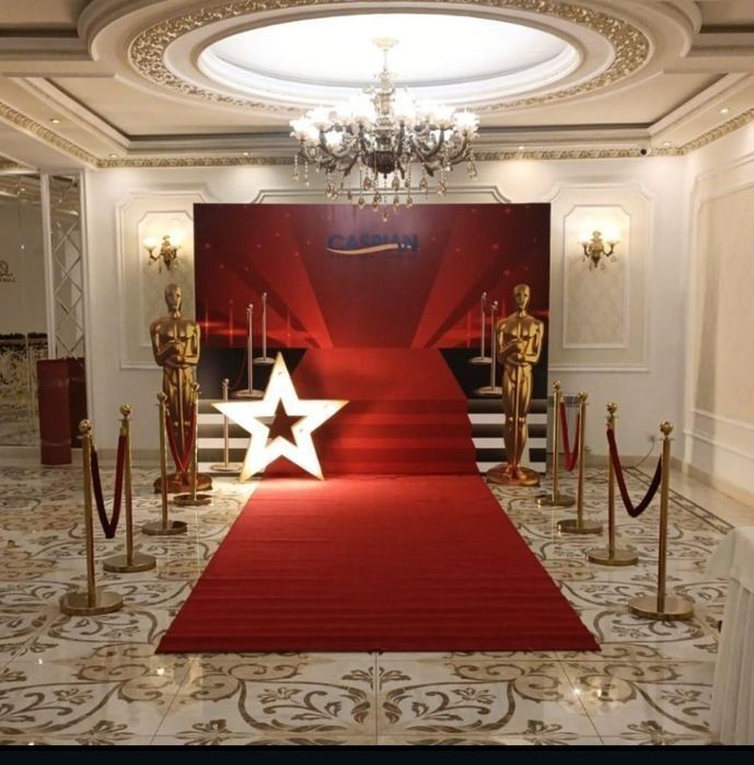 Оформление фотозоны пресс сцены баннеры арки из шаров цветов