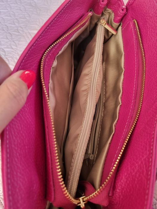 Италианска чанта от естествена кожа