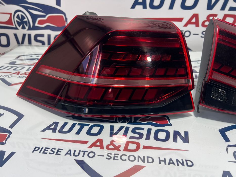 Set/Retrofit OEM Stopuri/Triple Full Led Dynamic Vw Golf 7 Facelift