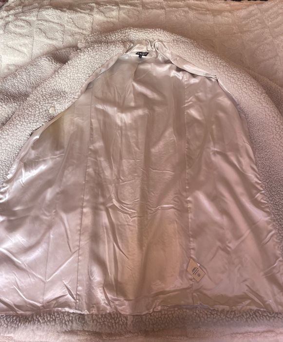 Зимно палто UGG в бяло