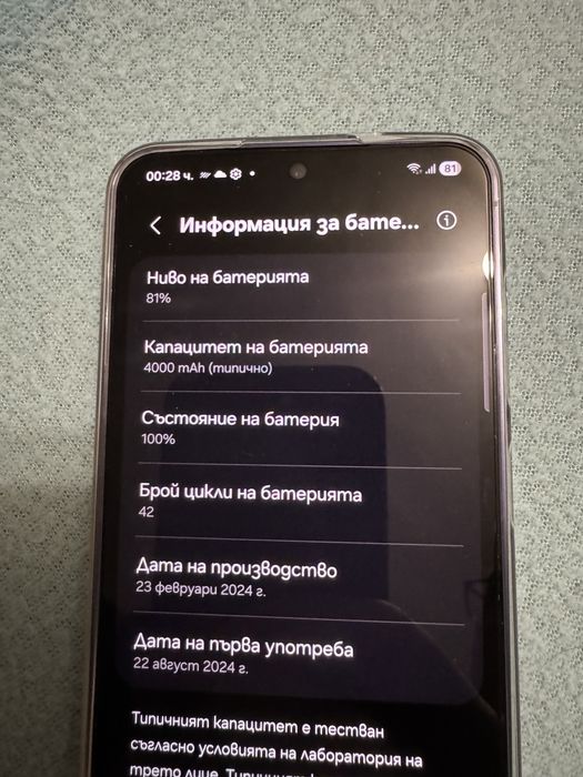 Samsung s24 256/8 като нов!!!