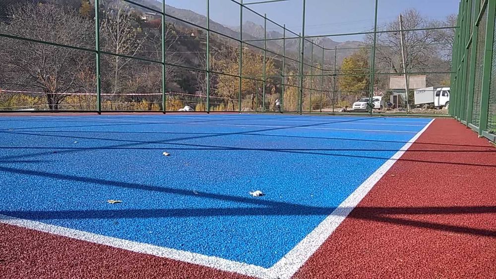 Резиновые покрытия универсальные для спорт объектов. Гарантия от 5 лет