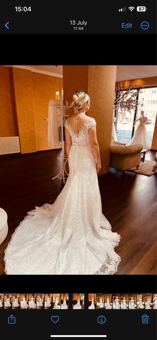 Rochie de mireasa tip sirena