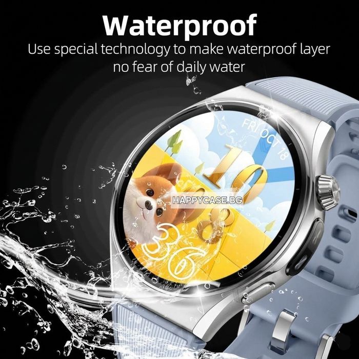 Huawei Watch 6 Pro 46 43 mm / Watch 6 46 42 mm / 5D Извит протектор за цял екран