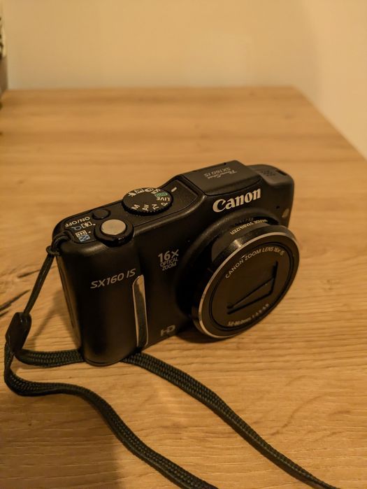 Canon SX160 IS - Дигитален Фотоапарат КАТО НОВ! Пълен Комплект