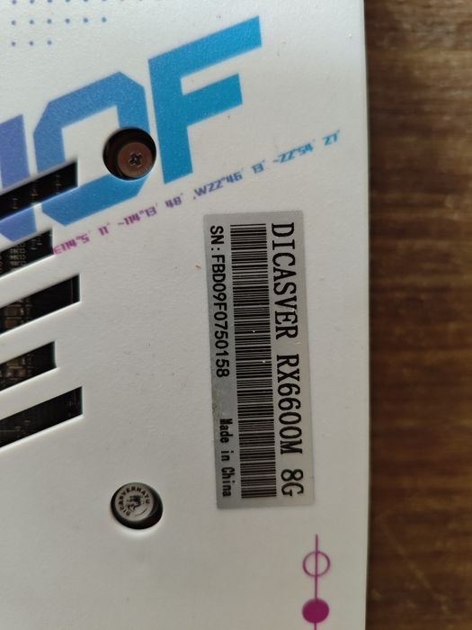 Продам видеокарту AMD RX 6600 M 8 gb 256bit