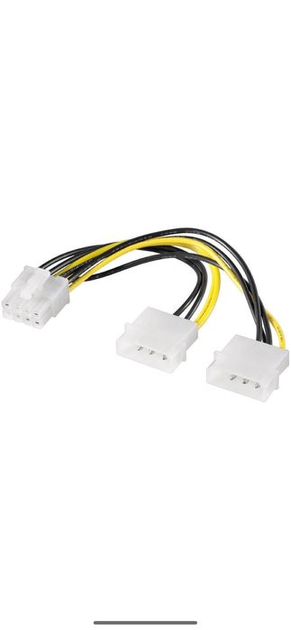 Adaptor 2X molex PCI Express 8 pini pt placa video
