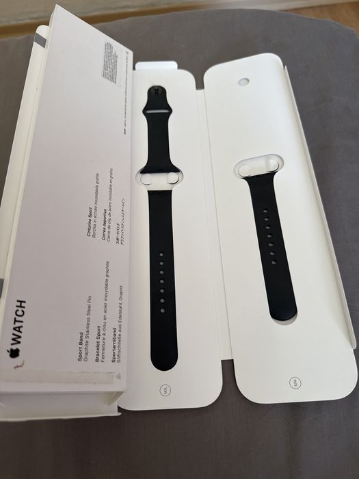 Apple Wach black sport band 46 mm M/L!