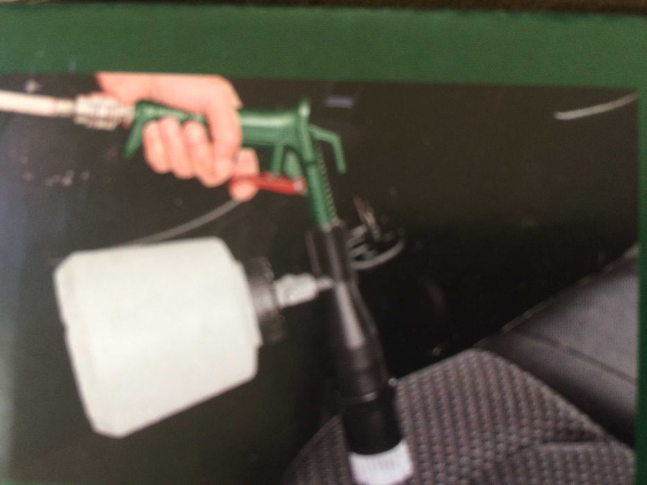Чисто нов пневматичен пистолет за почистване Parkside 1000 ml, 6.2 bar