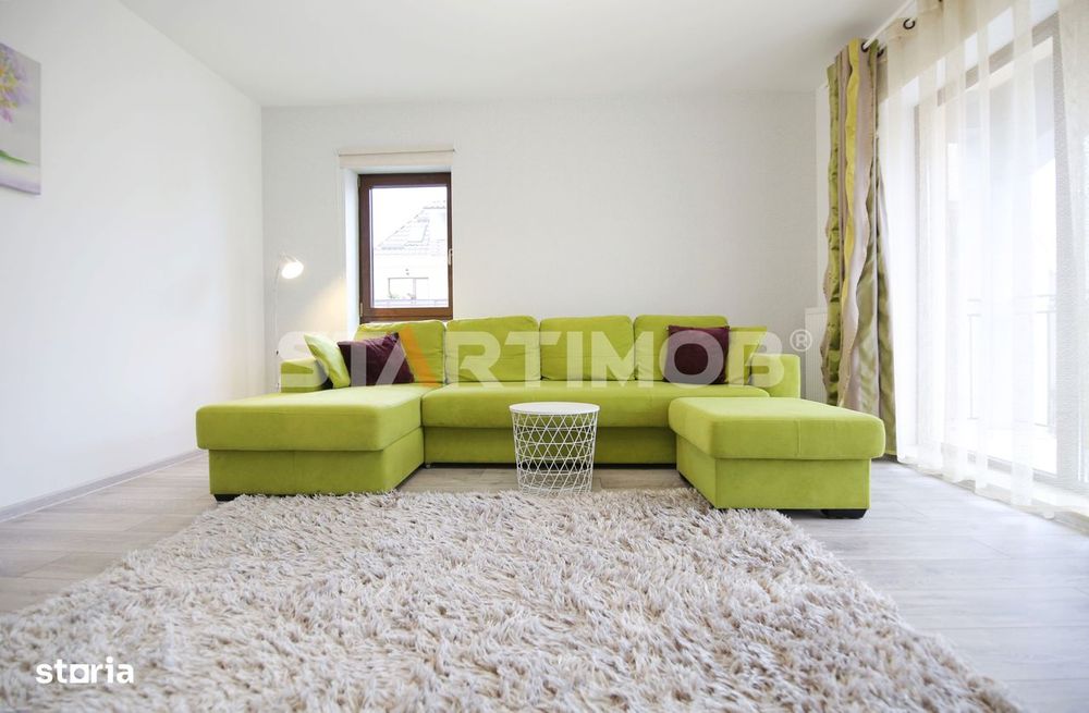 Apartament mobilat 3 camere cu parcare subterana