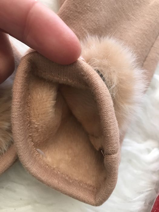 Manusi dama din piele,material vatuit