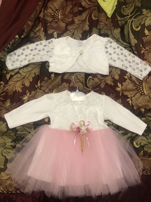 Детска рокля 74-9м