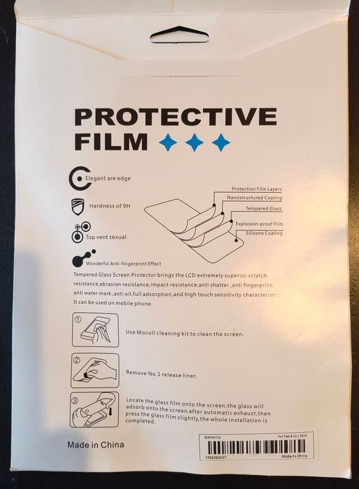 Folie protecți tabletă 10 inch /25.4 cm