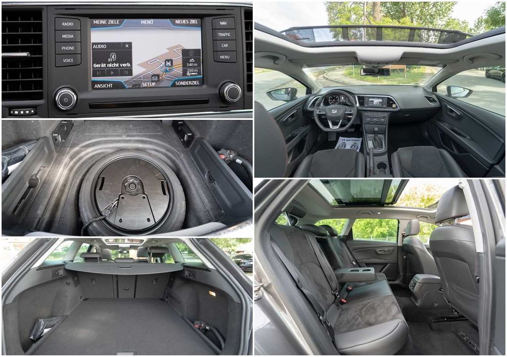 220Euro/Luna - Seat Leon FR Sport-Pachet DSG-2 6+1v BlueMotion Tech Diesel 150cp KmReali Garantie-3Ani