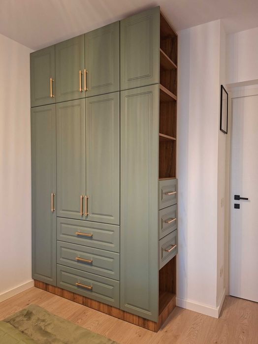 Mobila bucatarie completa 3m cu blat inclus, montaj inclus, LINMOB