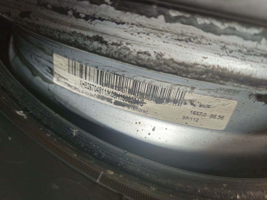 Джанти Oz 16 цола , 5х112 , 7j , et48 , 205/55/16 Vw , Mercedes , Audi