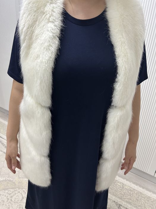 Безрукавка шуба мутон