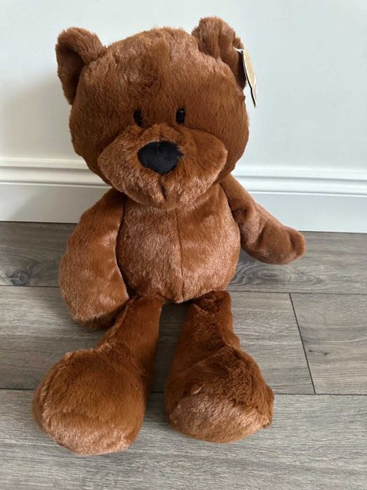 Rainbow Designs Меко плюшено мече, играчка за малки деца, кафяво