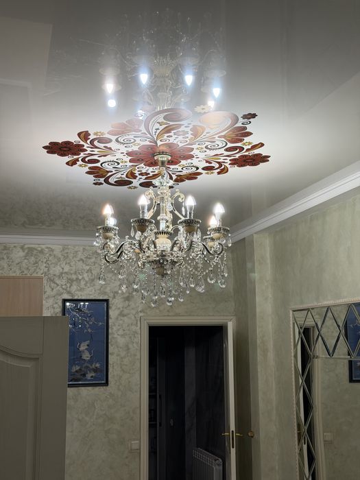 Люстра хрустальная на 8 ламп (классика)