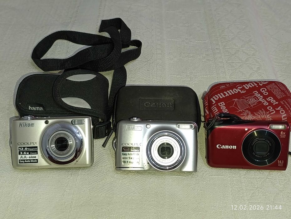 Фотоаппараты. Canon и Nikon.