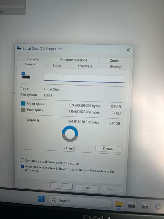 Dell latitude 7390 8gb 8th gen.