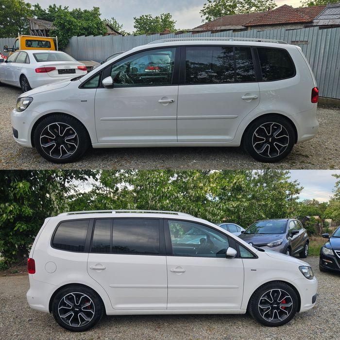 Vw Touran Highline 2013 ~2.0d 140 Cp /7 Locuri/Klima/Senz park 360°/Navi/Bi xenon/Camwra/Led/Piele/Life Edition