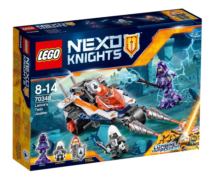 LEGO® NEXO KNIGHTS™ Motocicleta dubla a lui Lance 70348