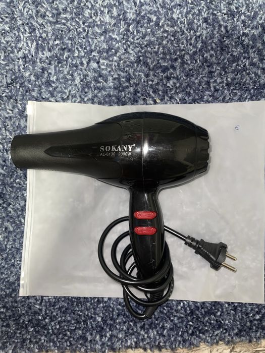 Мощный Фен Sokany 2000W Быстрая сушка