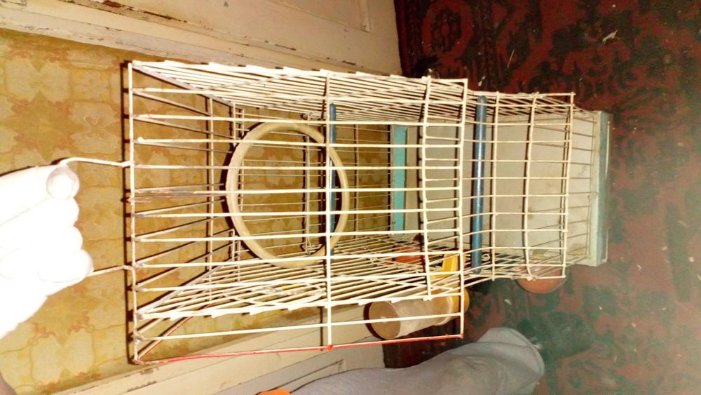 Клетка за Папагали,канарчета-всички принадлежности,дръжка за пренасяне