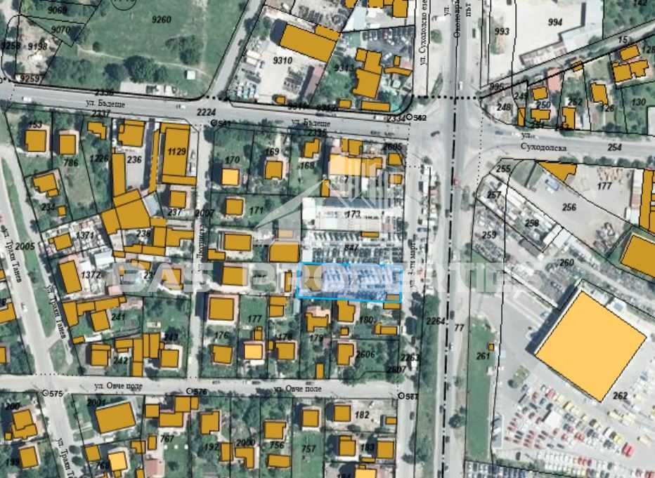 Парцел в София-Суходол площ 1001