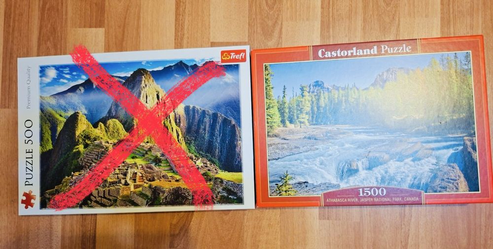 Puzzle 1000, 1500 piese