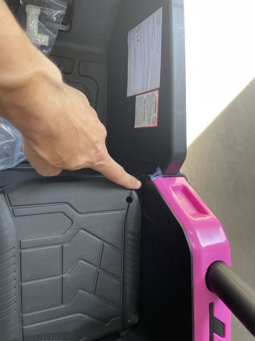 Masinuta electrica pentru copii Nichiduta Buggy Sports Pink 12V,cu telecomanda 2.4G,usi cu deschidere,2 motoare