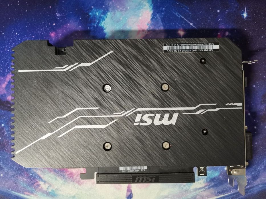 Видеокарта msi 1660 gtx 6gb