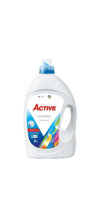 Detergent Universal de rufe lichid Active, 3 litri, 60spalari
