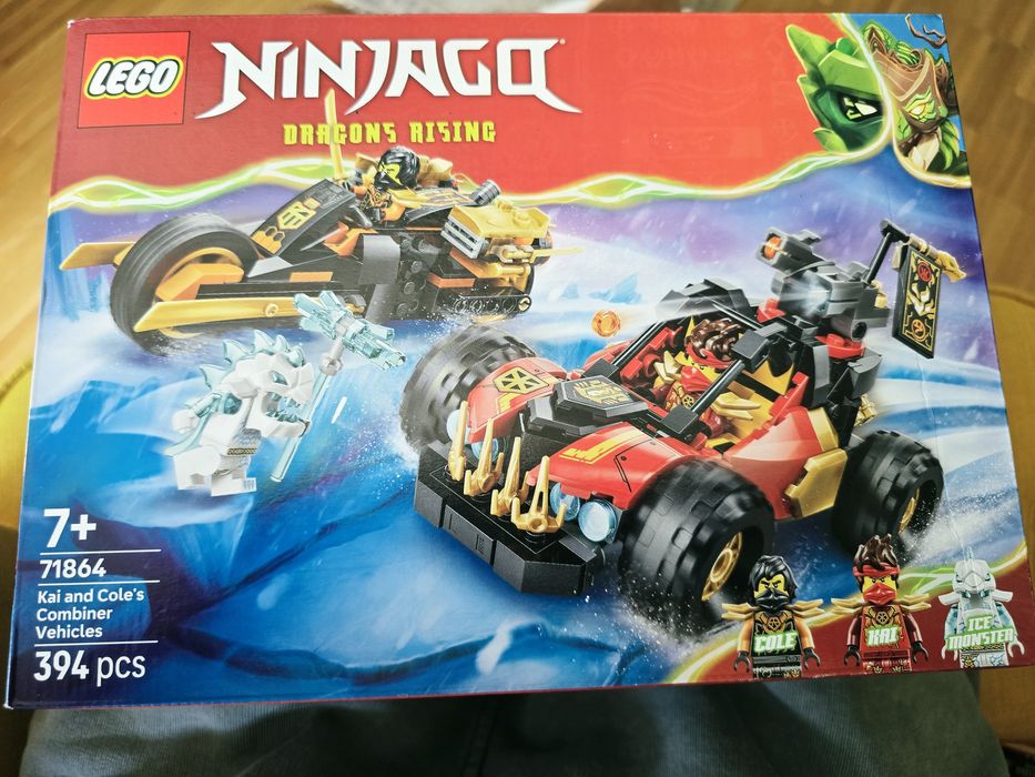LEGO Ninjago Vehiculele transformabile ale lui Kai si Cole 71864