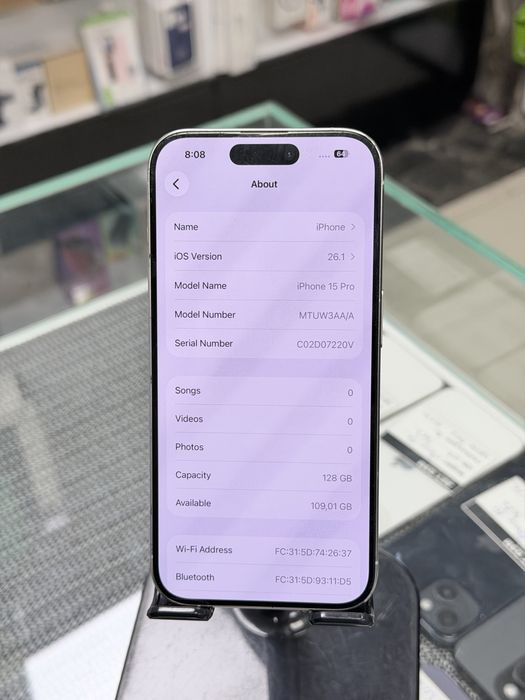 Apple iPhone 15 Pro 128Gb White Titanium