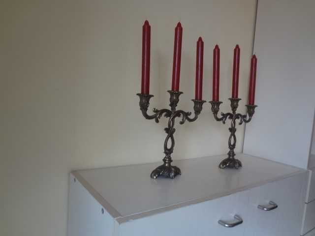 Комплект от 2 бр. бронзови свещника от Германия